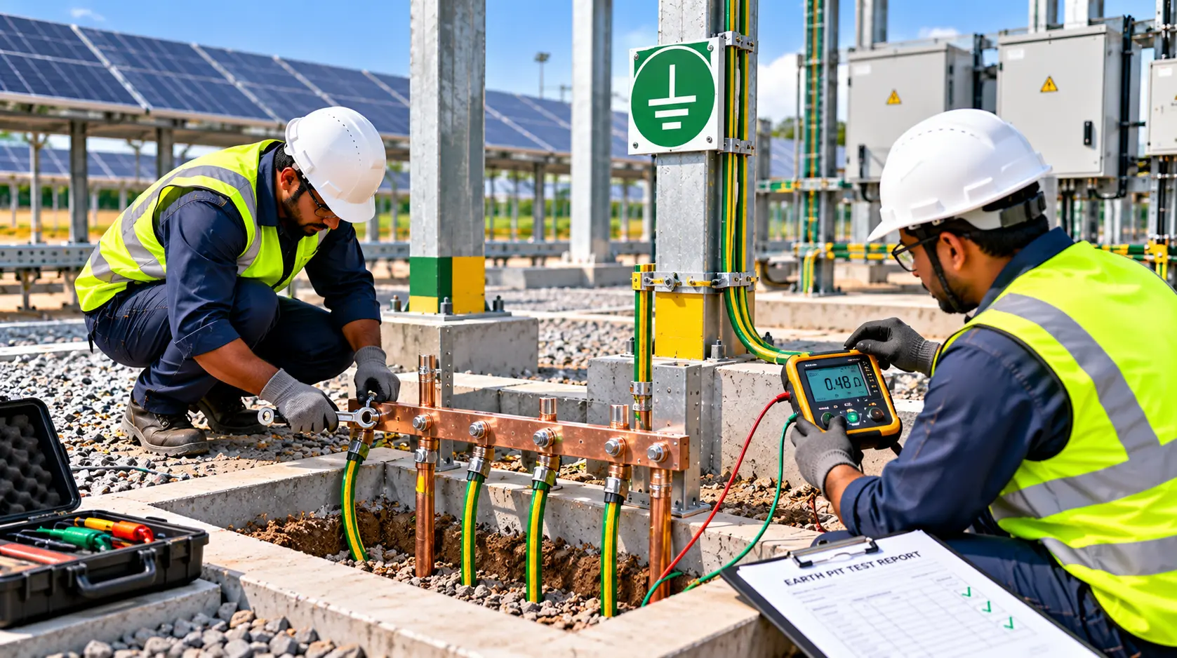 Earthing Station Making, Testing & Tagging